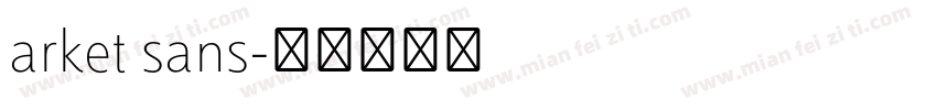 arket sans字体转换